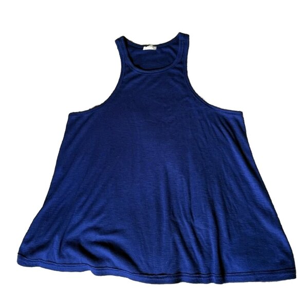 Free People Intimately Blue Swing Racerback Tank Top Beach Summer Classic Sz M - Picture 4 of 6